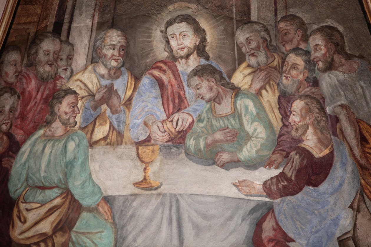 Kostel Panny Marie Nanebevzetí Panny Marie. Poslední večeře Cordon Francie od Unbekannt