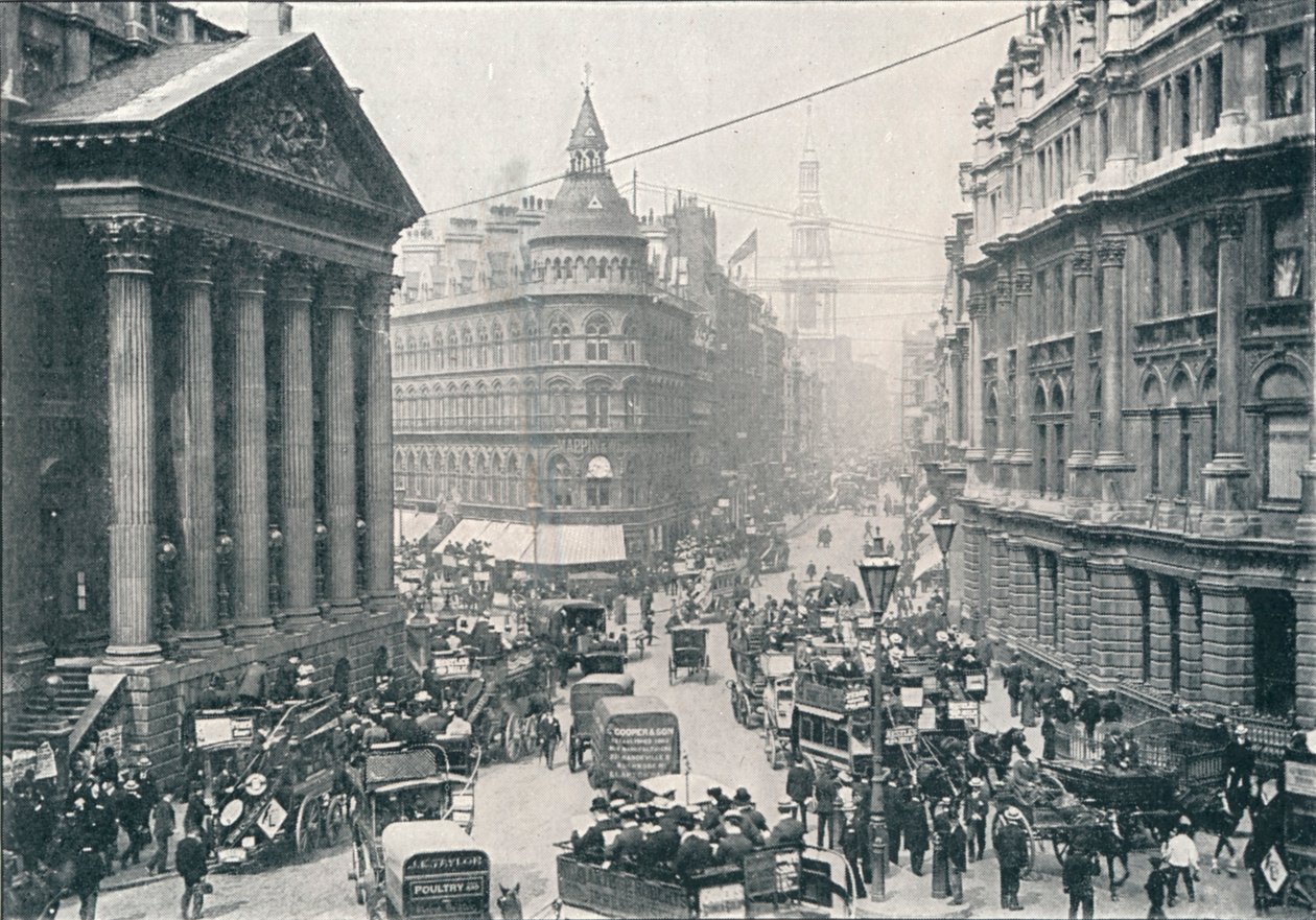 Mimo Mansion House, City of London, 9:00, c1901 1901 od Unbekannt