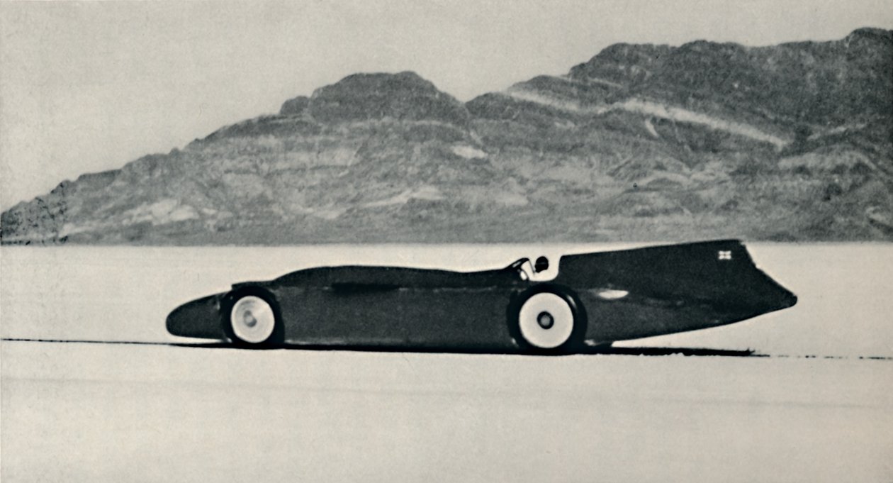 Přes 300 mil za hodinu na Salt Flats, Bonneville, Utah, 1937 od Unbekannt