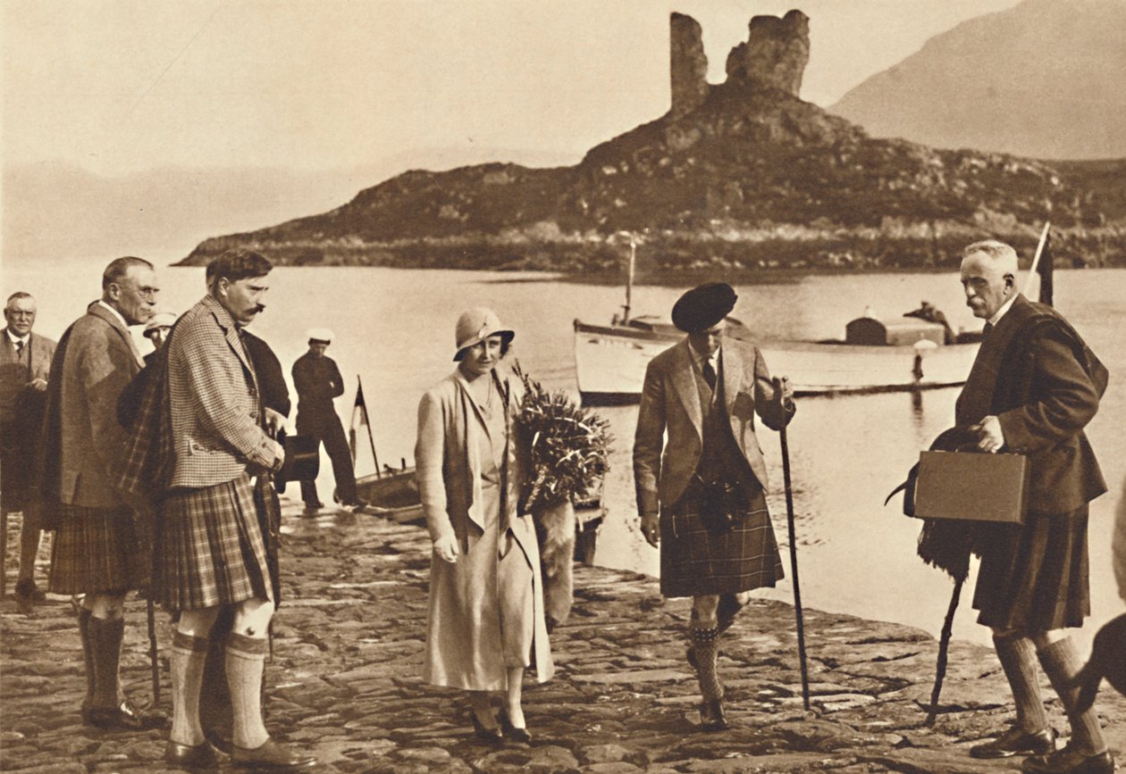 Přes moře na Skye - přistání na Skye z jachty Golden Hind, 1933 1937 od Unbekannt