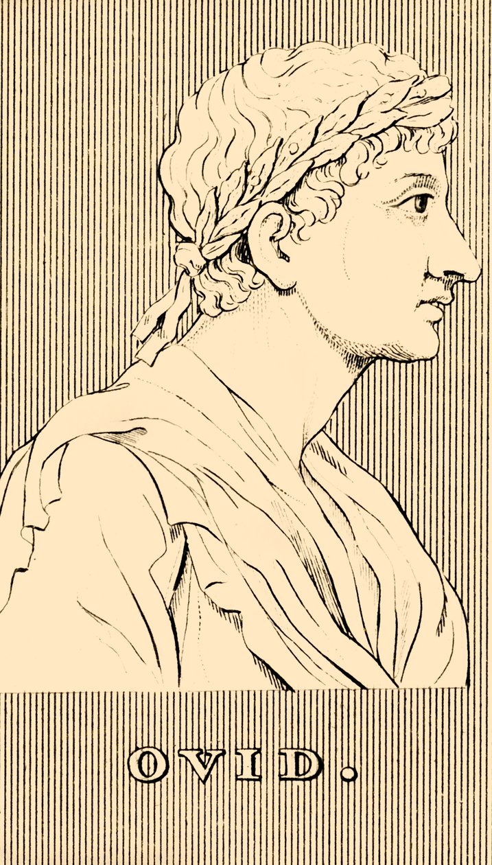 Ovidius, 43 př. nl - 18 nl, 1830. od Unbekannt