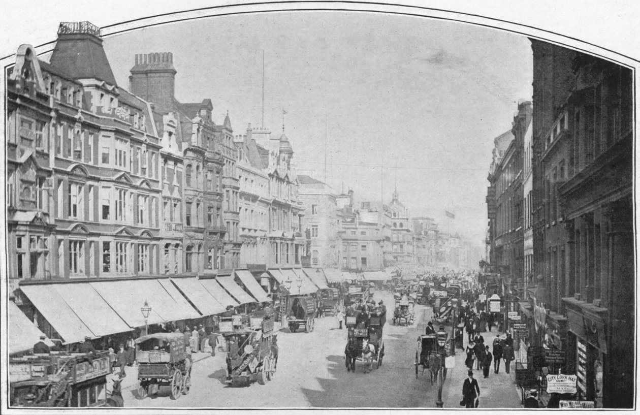 Oxford Street, Londýn, c1900 1901 od Unbekannt