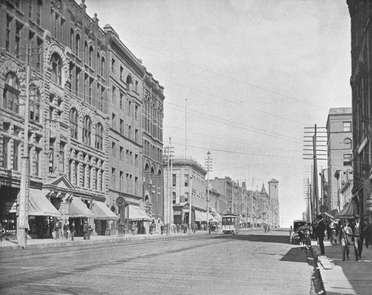 Pacific Avenue, Tacoma, Washington, USA, c1900. od Unbekannt
