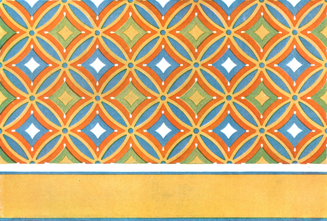 Malovaný strop v hrobce Amenemheta v Thébách, Egypt, 1928. od Unbekannt