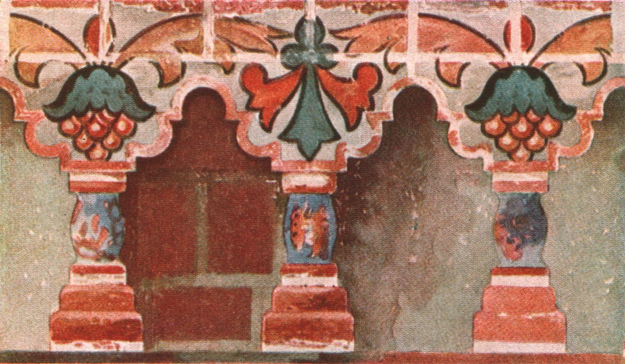 Malovaná galerie v kostele Jana Křtitele v Toltshkovo v Jaroslawi, Rusko, c1695, 1928. od Unbekannt