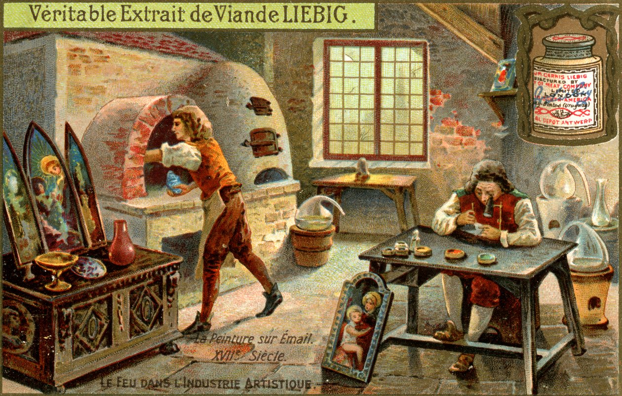 Malba emaily v 17. století, c1900 od Unbekannt