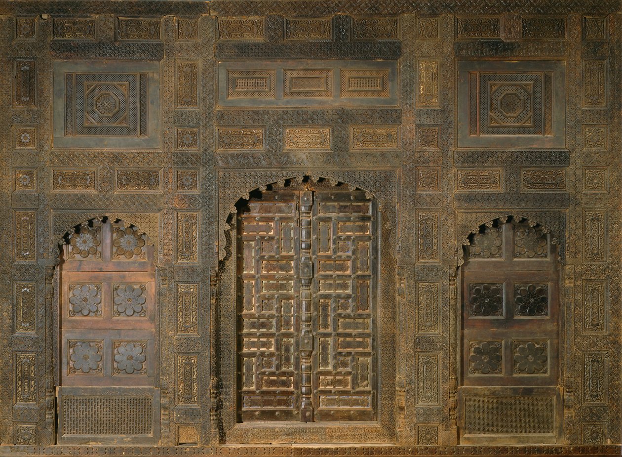 Palácová fasáda (Palác Sayyed Akbar Shah, King of Swat 1835-57) od Unbekannt