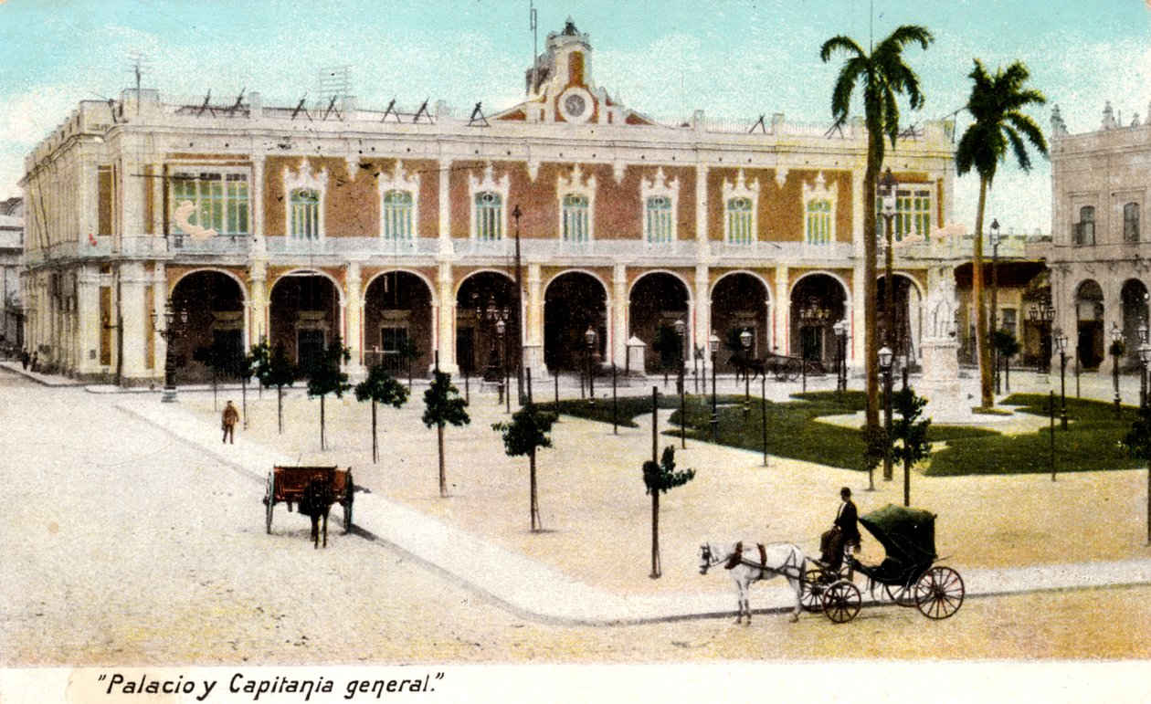Palác a generální kapitán, Kuba, 1907 od Unbekannt