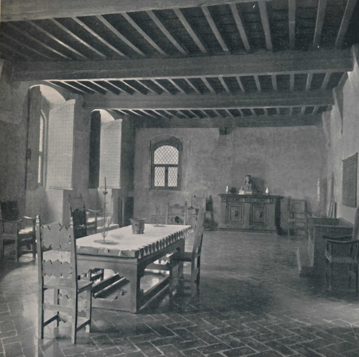 Palazzo Davanzati, hlavní místnost ve třetím patře, 1928 od Unbekannt