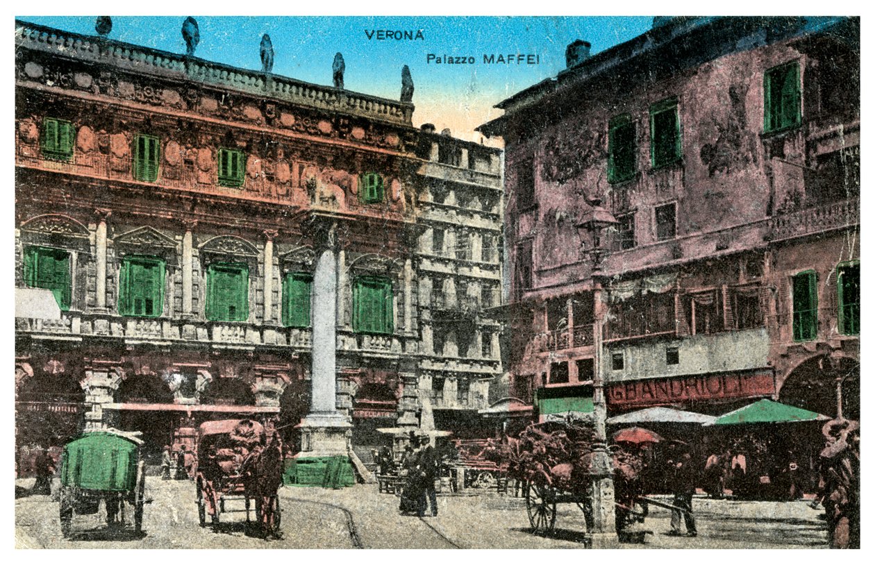 Palazzo Maffei, Verona, Itálie, konec 19. nebo začátek 20. století od Unbekannt