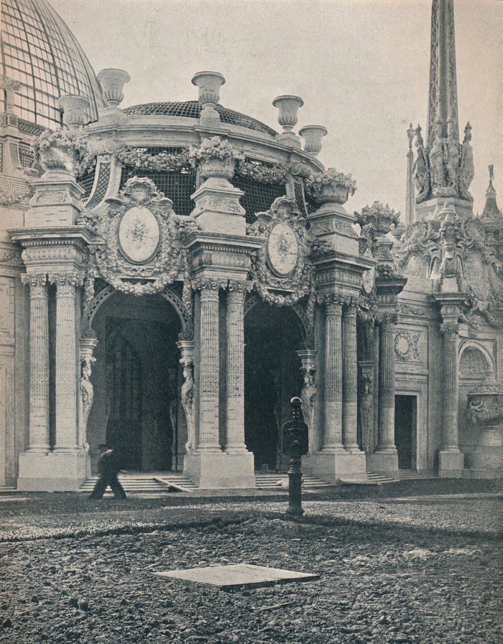 Mezinárodní výstava Panama-Pacific: Hlavní vchod do paláce zahradnictví, 1915 od Unbekannt