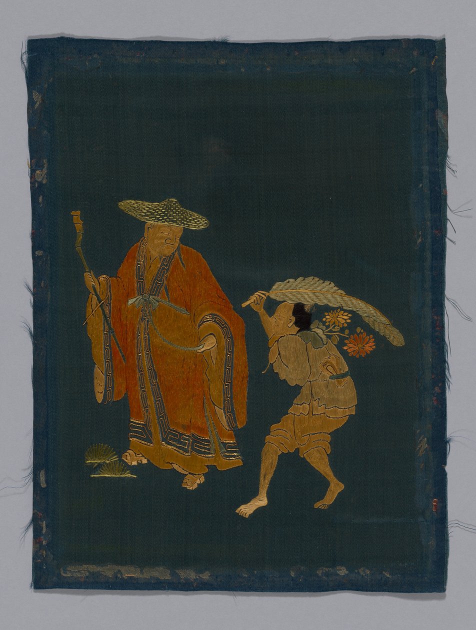 Panel Furnishing Fabric, Čína, období Kangxi, dynastie Qing 1644-1911, 180050. od Unbekannt
