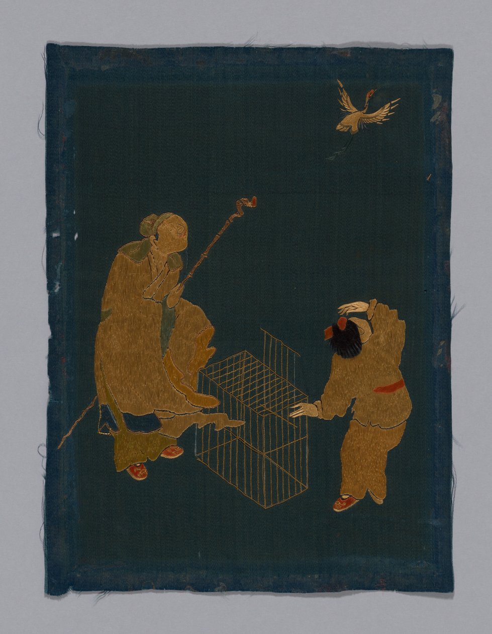 Panel Furnishing Fabric, Čína, období Kangxi, dynastie Qing 1644-1911, 180050. od Unbekannt