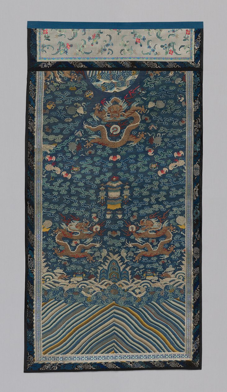 Panel Furnishing Fabric, Čína, dynastie Qing 1644-1911, 18751900. od Unbekannt