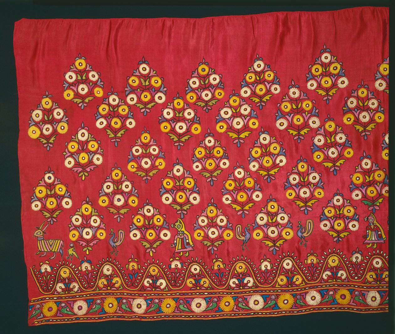 Panel pro sukni Ghagra, konec 1800 nebo začátek 1900. od Unbekannt