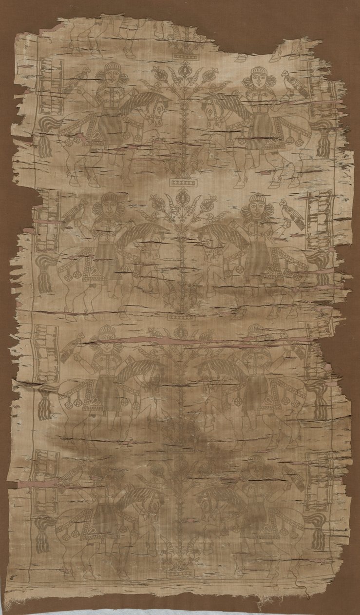 Panel se sokolníky, 1516-1955. od Unbekannt
