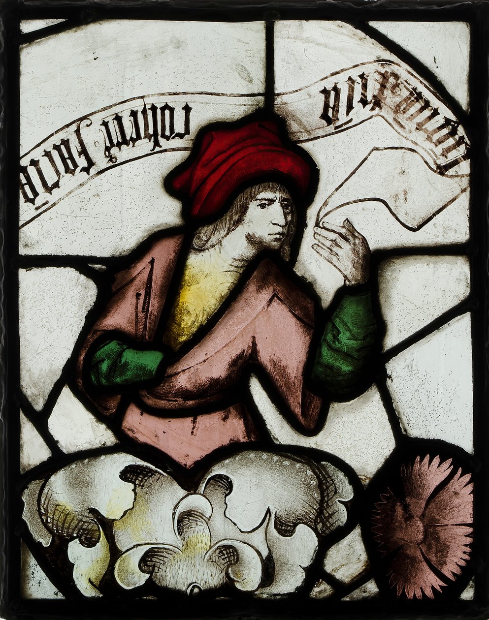 Panel s Prorokem ze stromu Jesse Window, Britové, polovina 15. století. od Unbekannt