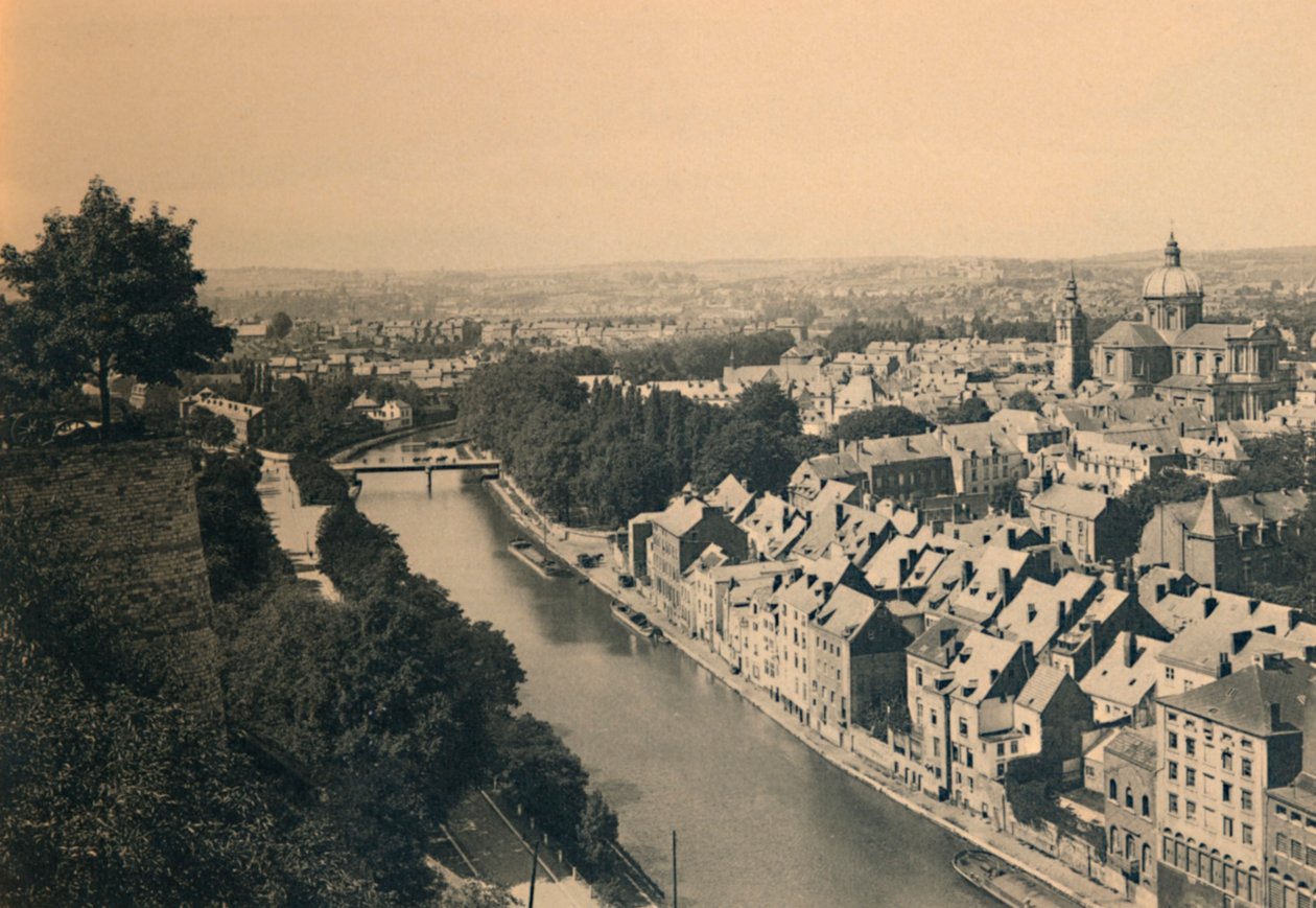 Panorama of the Sambre, c1900 od Unbekannt