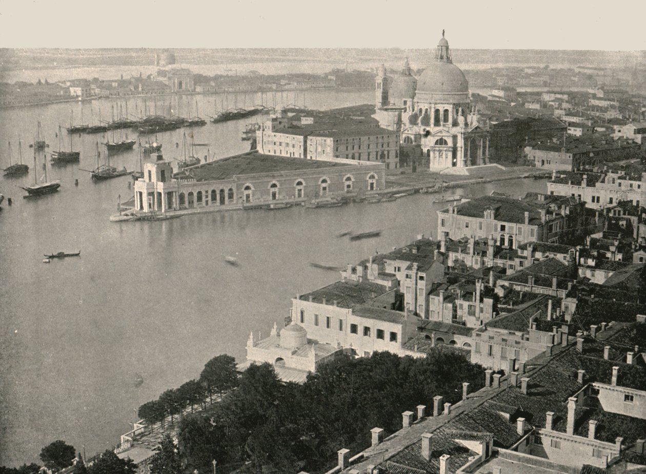 Panorama města Benátek, Itálie, 1895. od Unbekannt