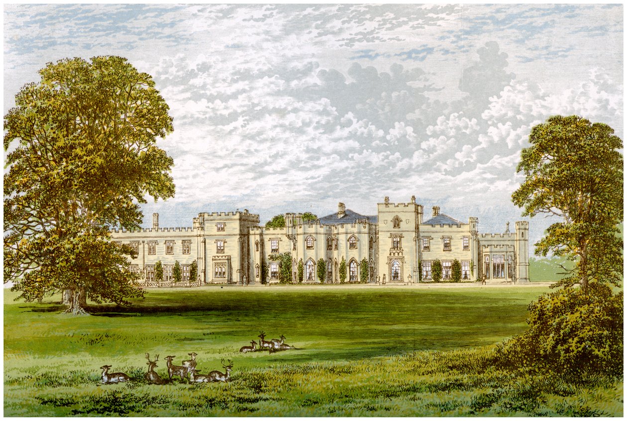 Panshanger Park, Hertfordshire, domov Earla Cowpera, c1880 od Unbekannt