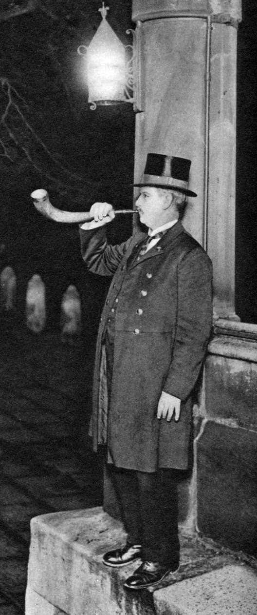 Panyer-man troubí na stříbrný namontovaný volský roh, Middle Temple Hall, Londýn, 1926-1927 od Unbekannt