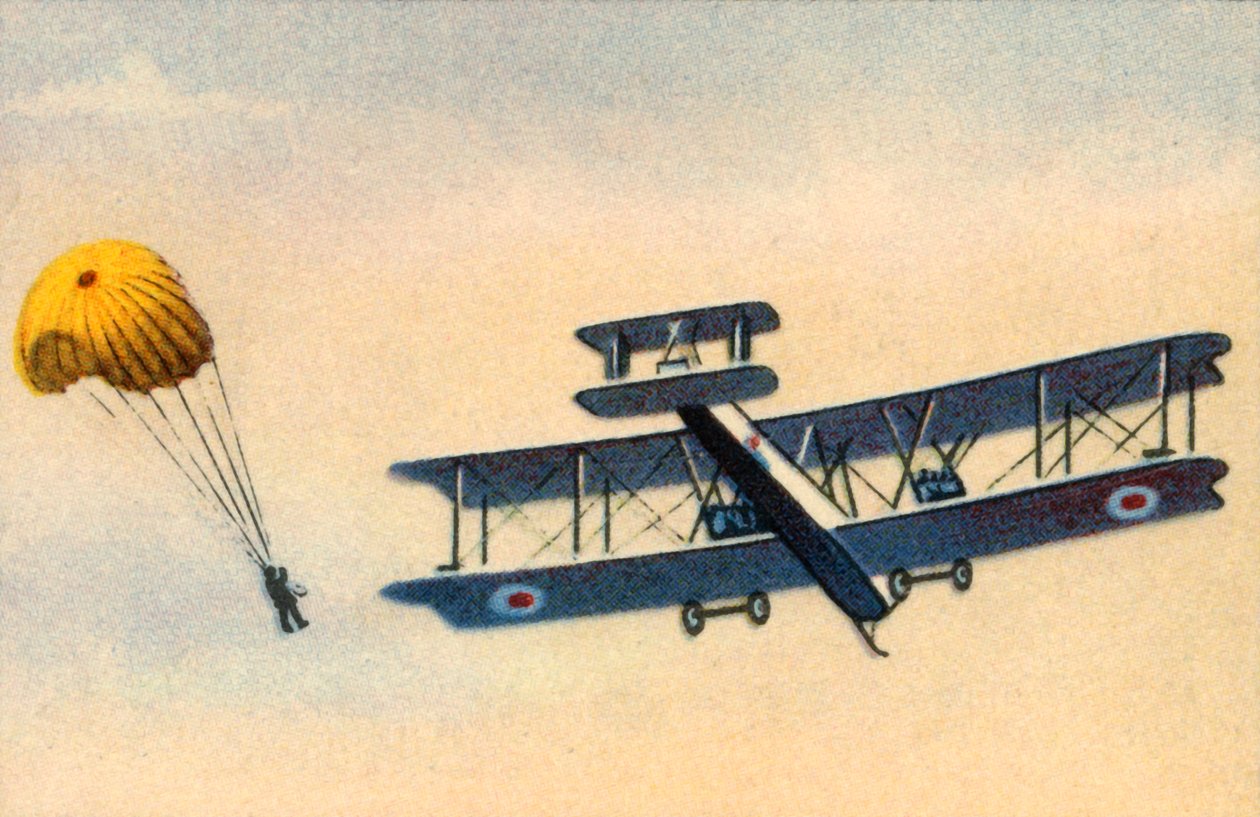 Seskok padákem, c1919, 1932. od Unbekannt