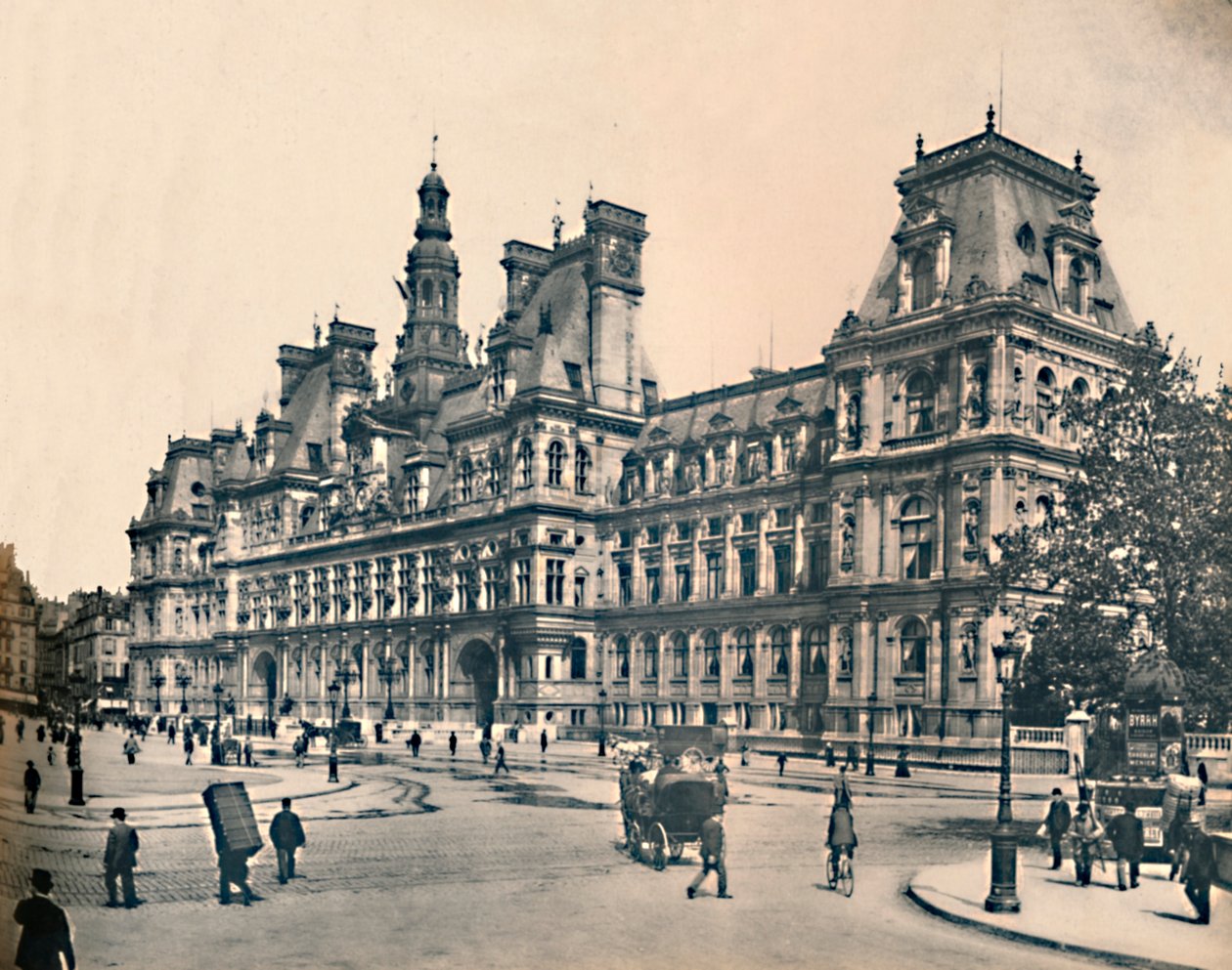 Paříž. - LHotel De Ville. - LL, c1910. od Unbekannt