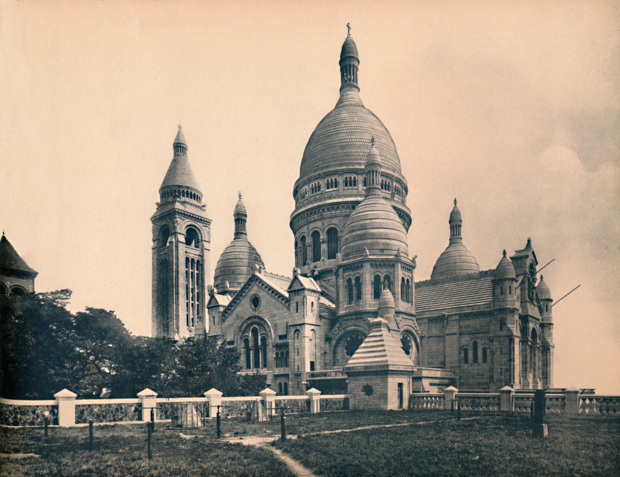 Paříž. - La Basilique Du Sacré - Coeur, c1910. od Unbekannt