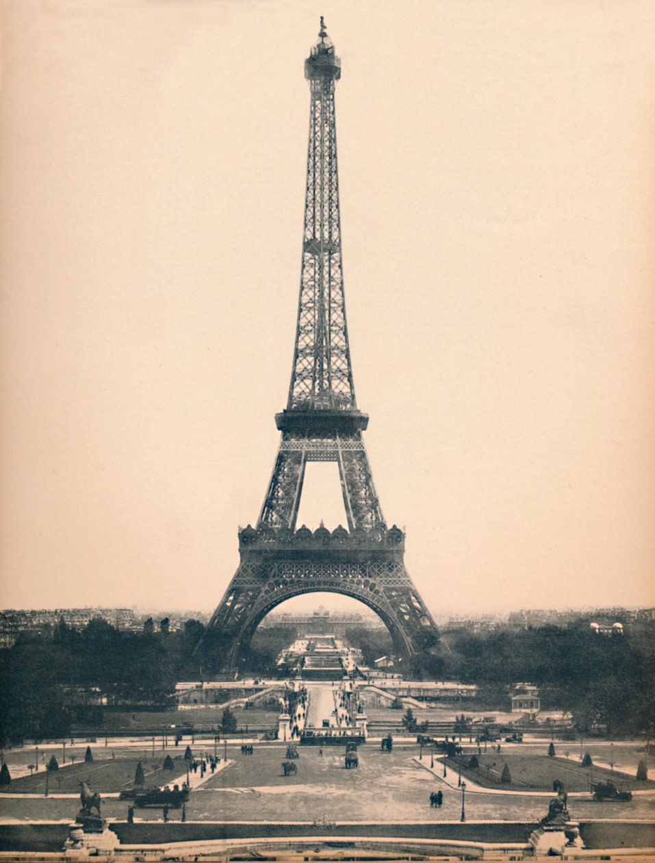 Paříž. - La Tour Eiffel. - LL, c1910. od Unbekannt