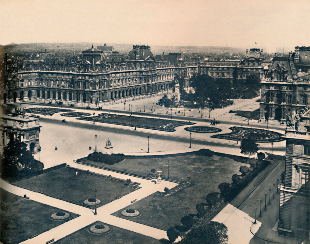 Paříž. - Tuileries. -LL, c1910. od Unbekannt