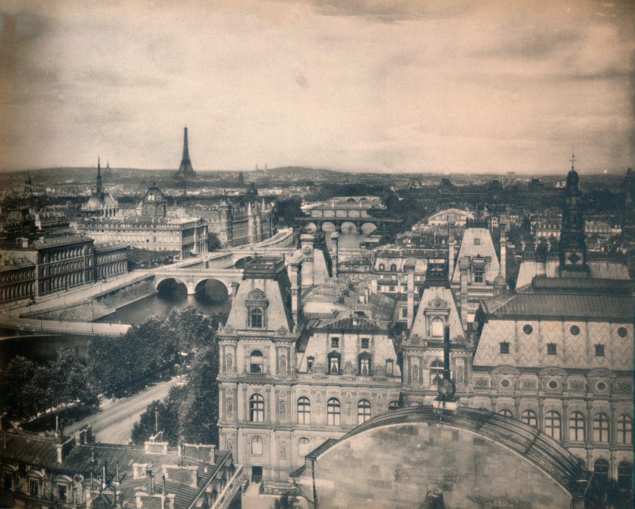 Paříž. - Panorama Osmi Mostů. -LL, c1910. od Unbekannt