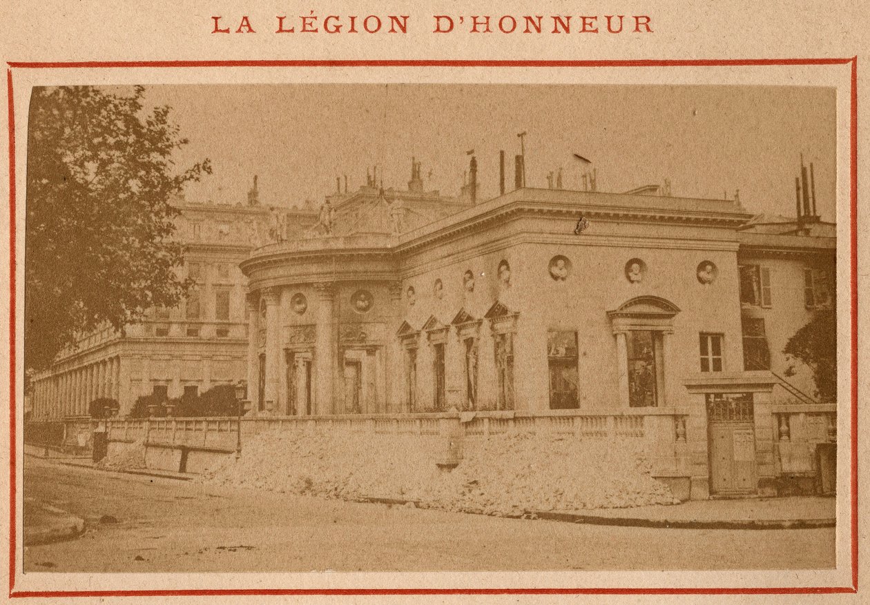 Pařížská komuna (1871): pohled na Palais de la Legion d