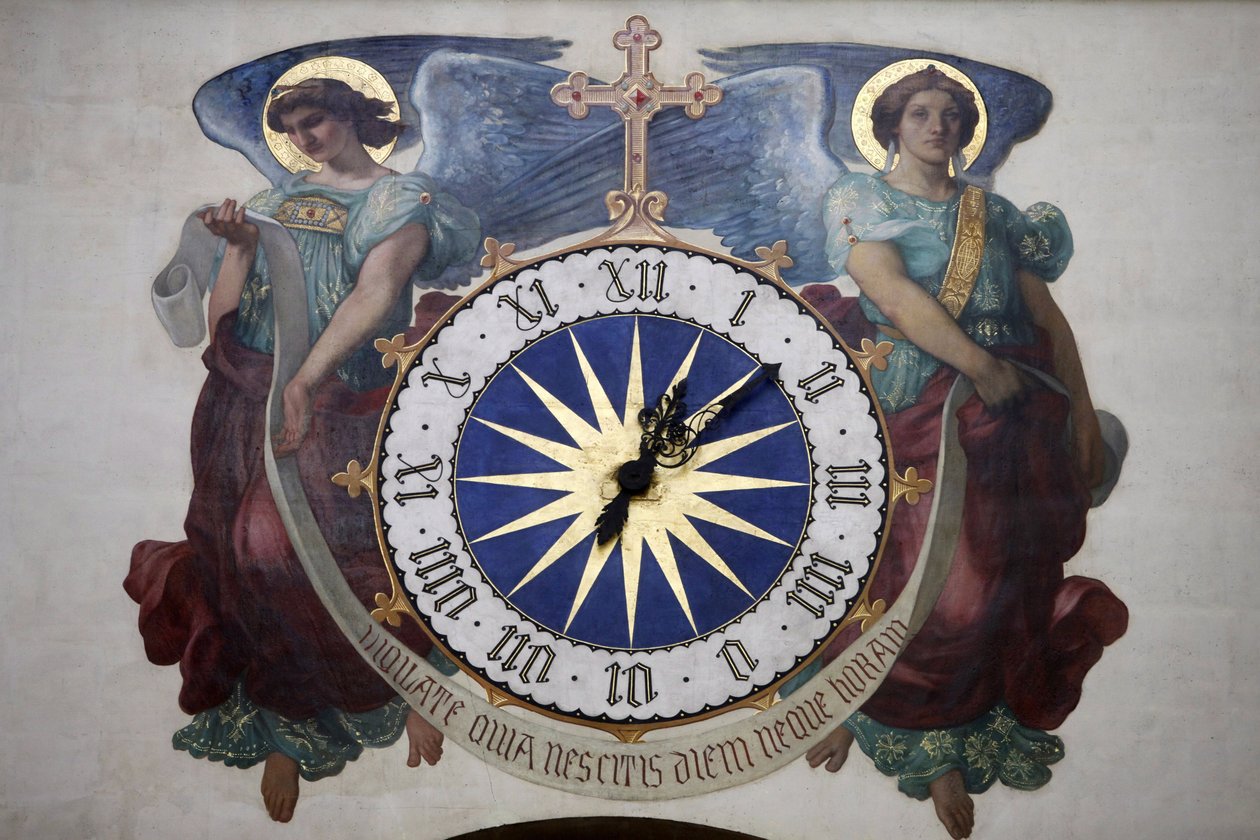 Paříž, Francie Kostelní hodiny Saint Germain l