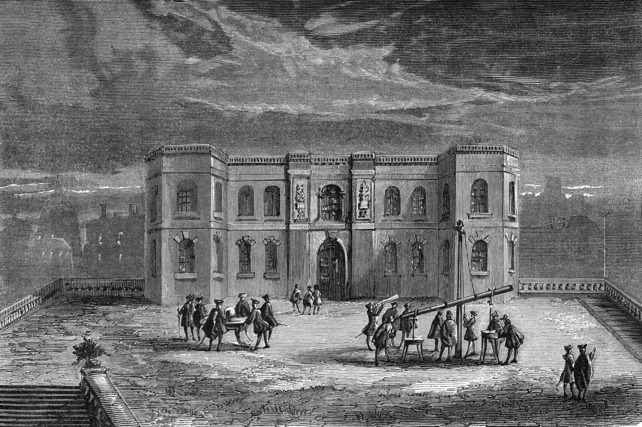 Pařížská observatoř v době Ludvíka XIV., 17. století 1870 od Unbekannt