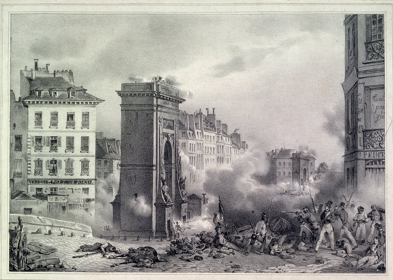 Paříž. Červencová revoluce 1830, 1830 od Unbekannt