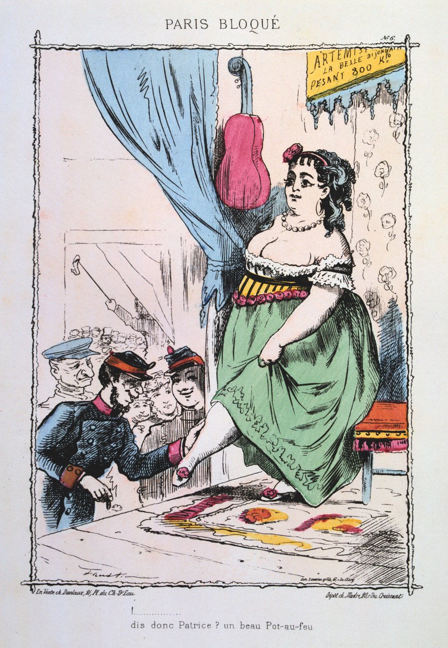 Paříž obléhána, 1870-1871 od Unbekannt