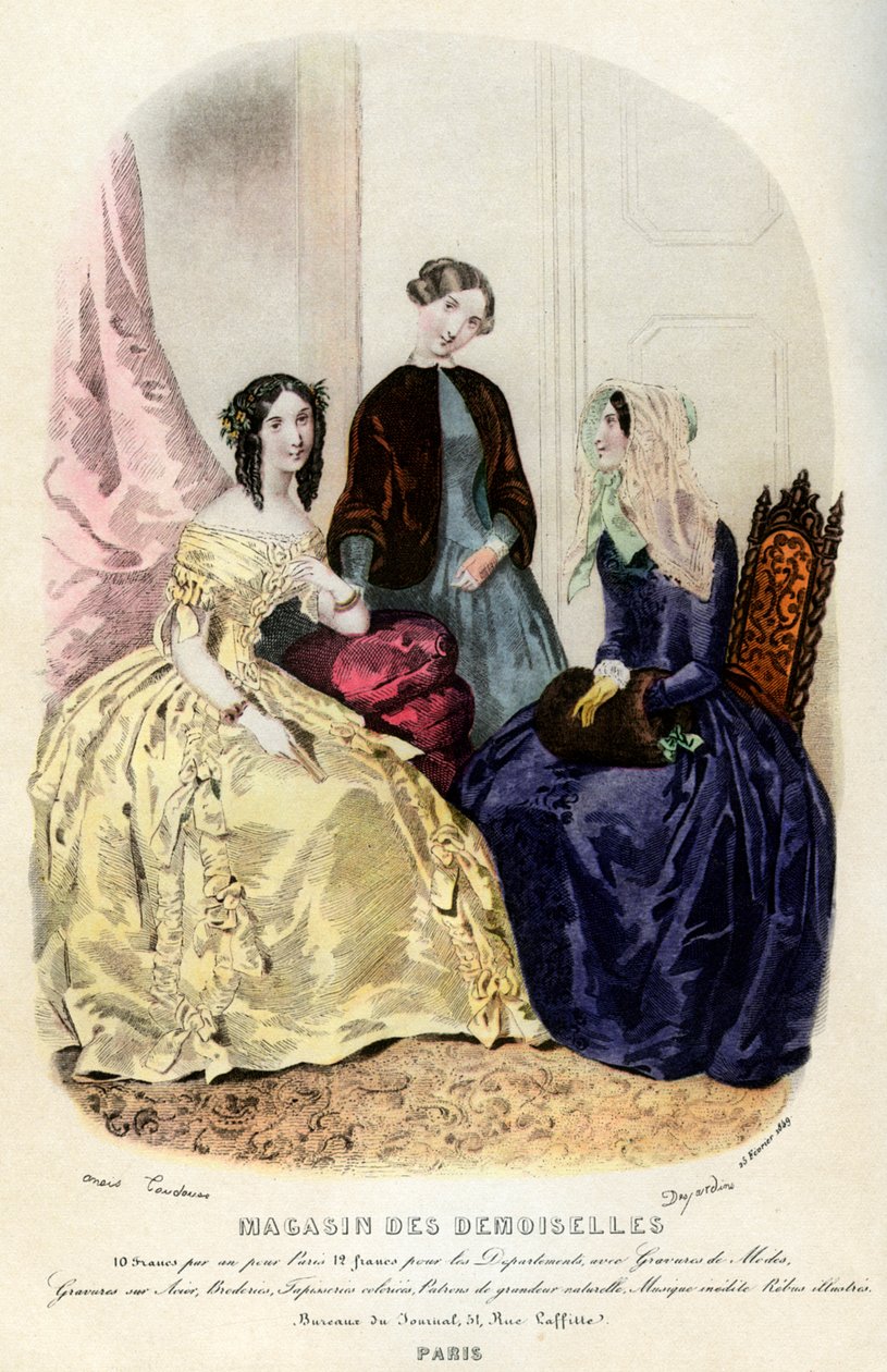 Pařížská móda 19. století, 1849 1938 od Unbekannt