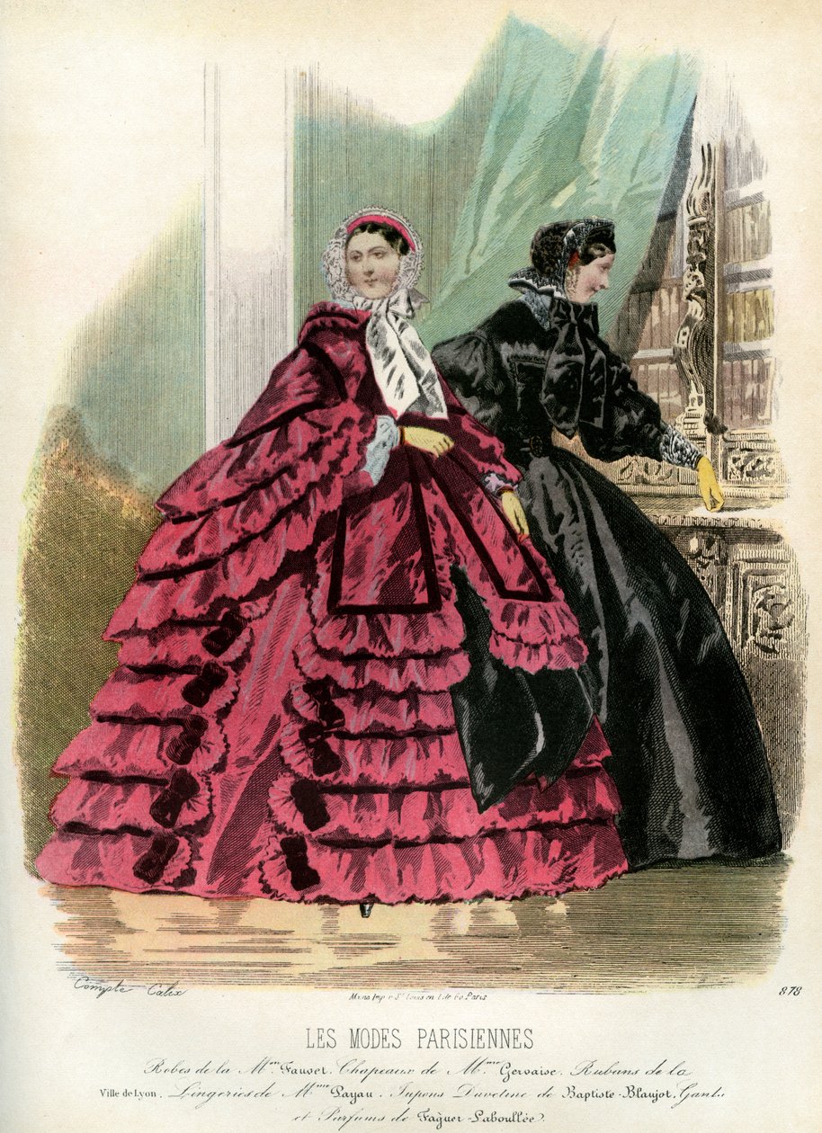 Pařížská móda 19. století, 1857 1938 od Unbekannt