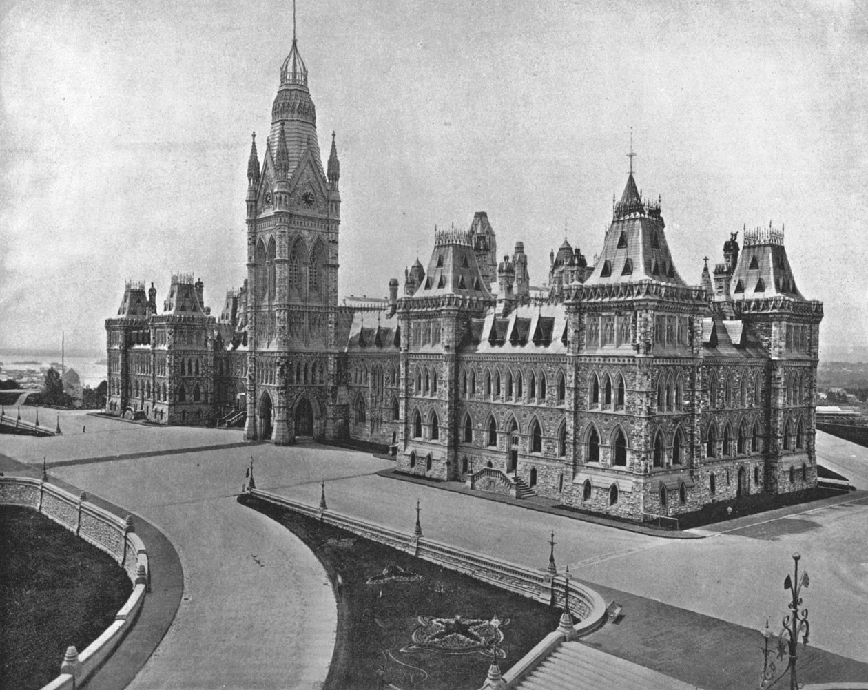 Budovy parlamentu, Ottawa, Kanada, c1900. od Unbekannt