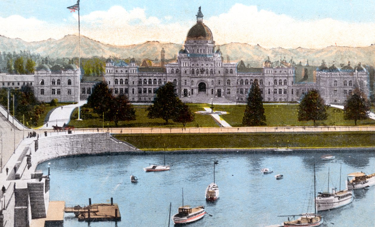 Budovy parlamentu, Victoria, Britská Kolumbie, Kanada, c1900 od Unbekannt