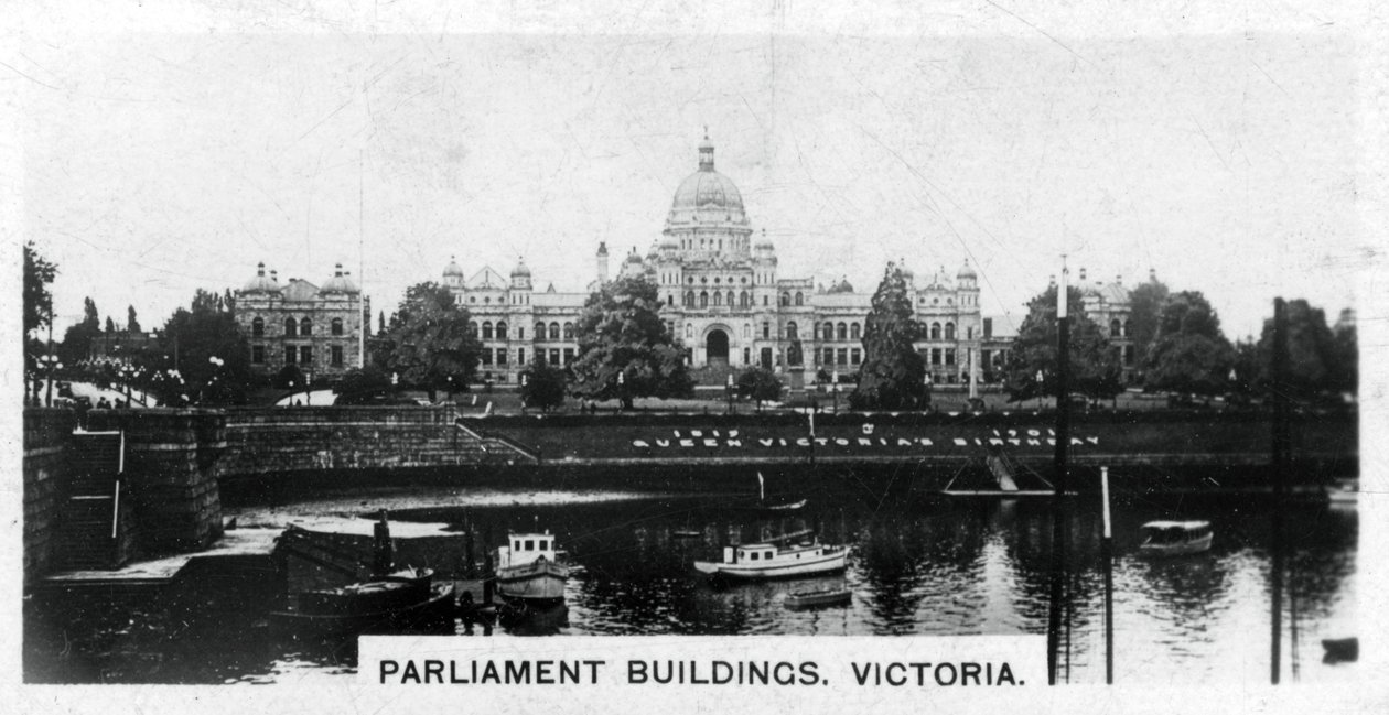 Budovy parlamentu, Victoria, Britská Kolumbie, Kanada, 20. léta 20. století od Unbekannt