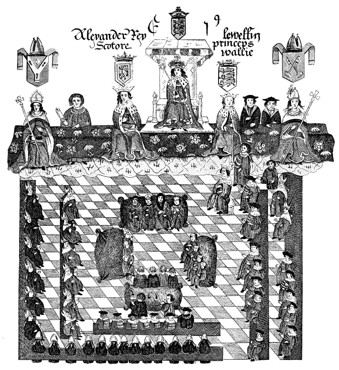 Parlament Edwarda I., 13. století, c1905 od Unbekannt