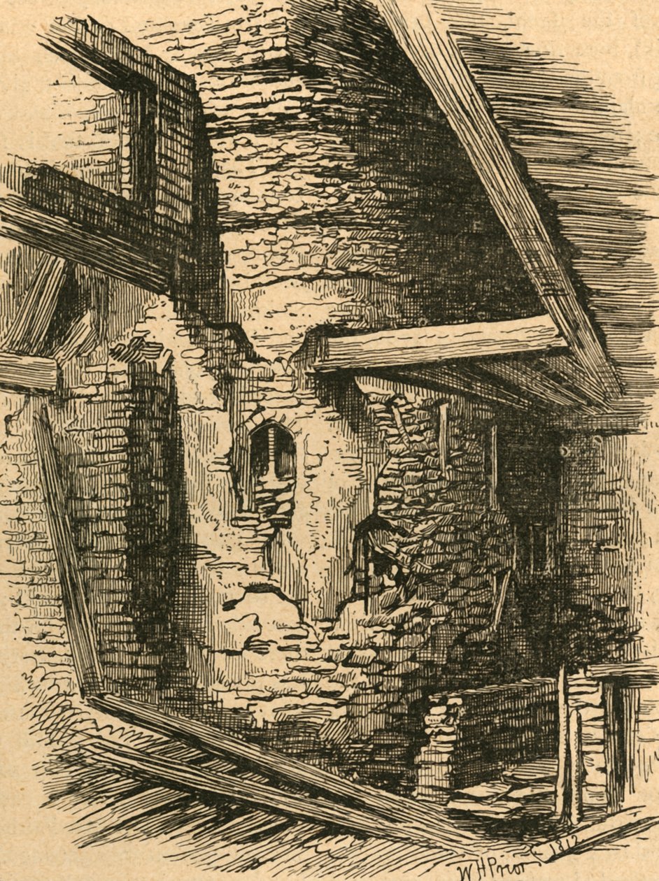 Část staré londýnské zdi poblíž Falcon Square, 1870, 1897. od Unbekannt