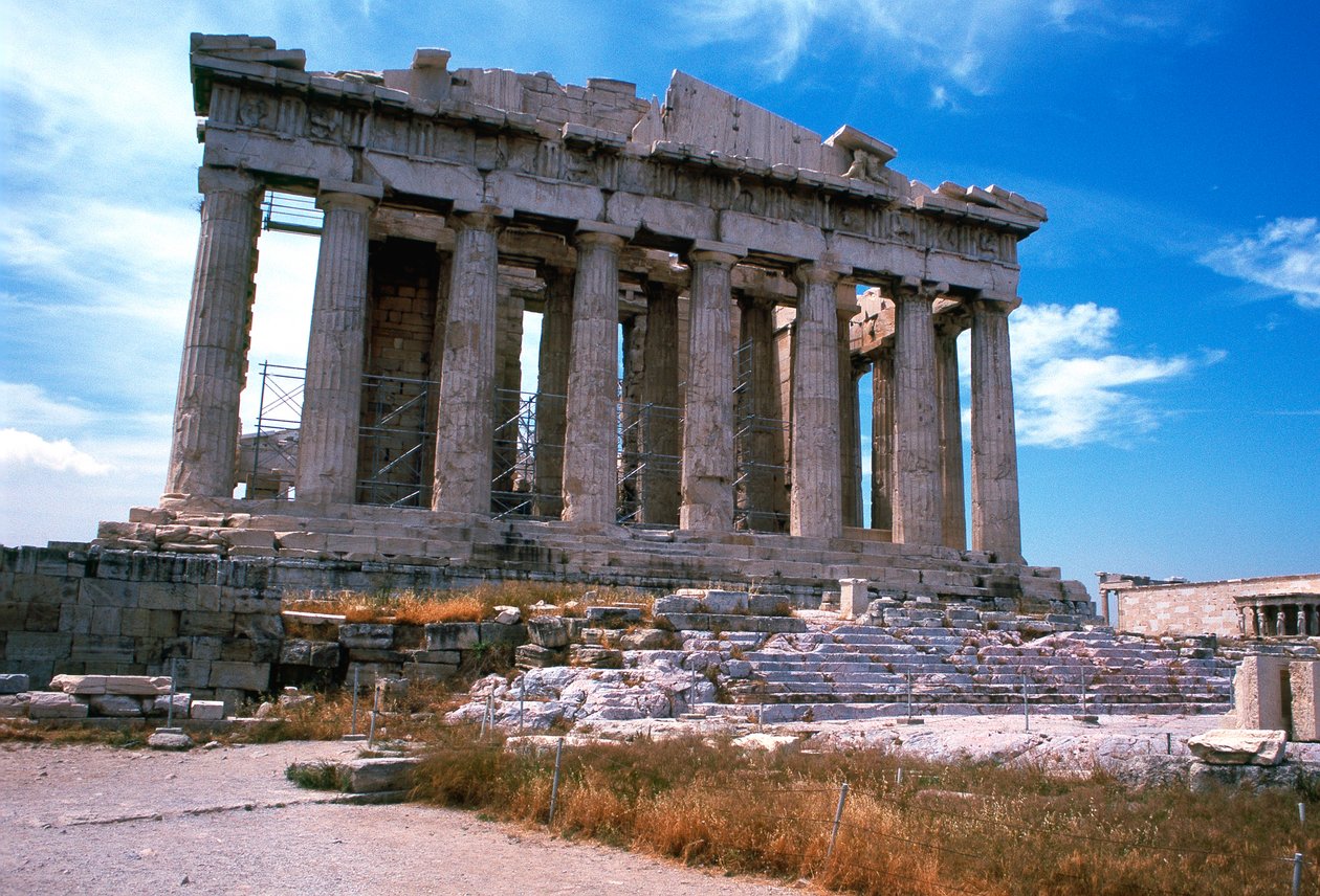 Parthenon na Akropoli, Atény, 5. století před naším letopočtem od Unbekannt