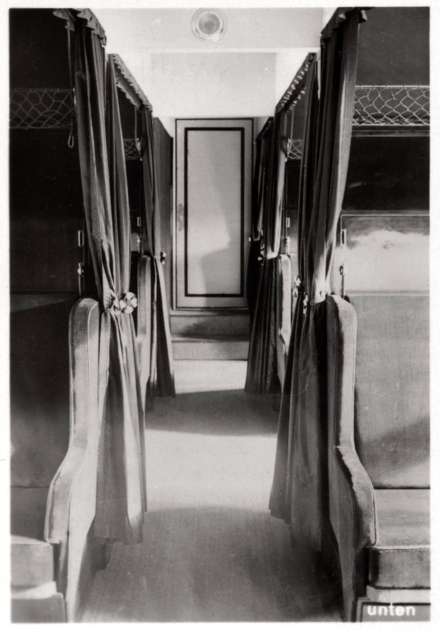 Prostor pro cestující Zeppelin LZ 126, c1924 1933 od Unbekannt