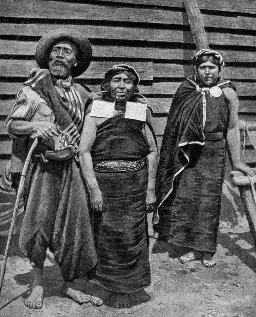 Patagonští indiáni, Argentina, 1922 od Unbekannt