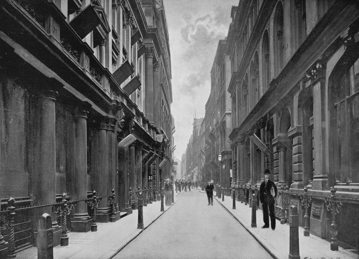 Paternoster Row, City of London, 1911 od Unbekannt