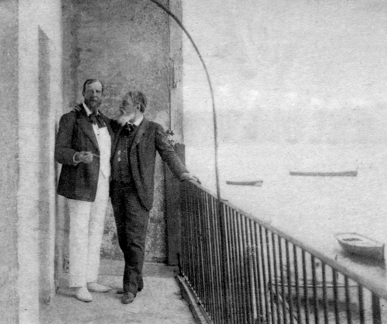 Paul Deroulede, francouzský spisovatel a politik a Jean Mounet-Sully, francouzský herec, 1899 od Unbekannt