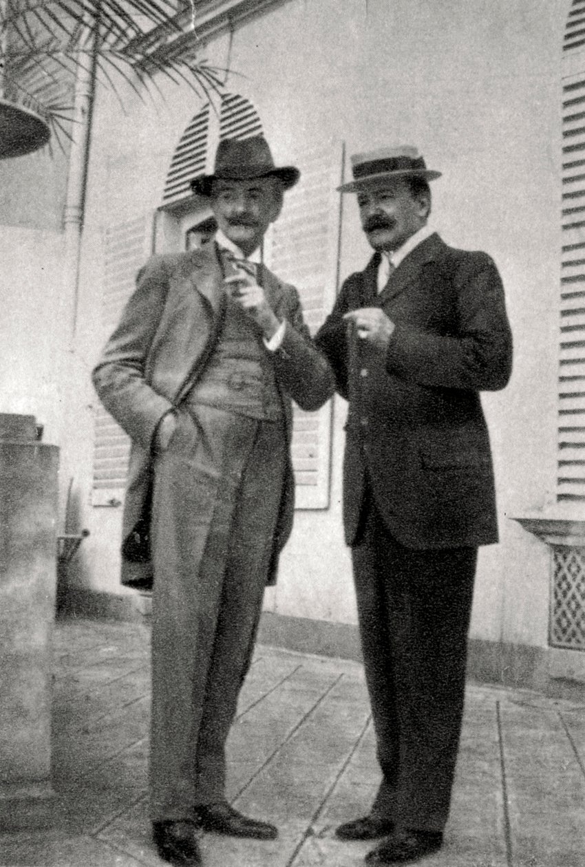 Paul Hervieu a Marcel Prevost, francouzští autoři a dramatici, 1905 od Unbekannt