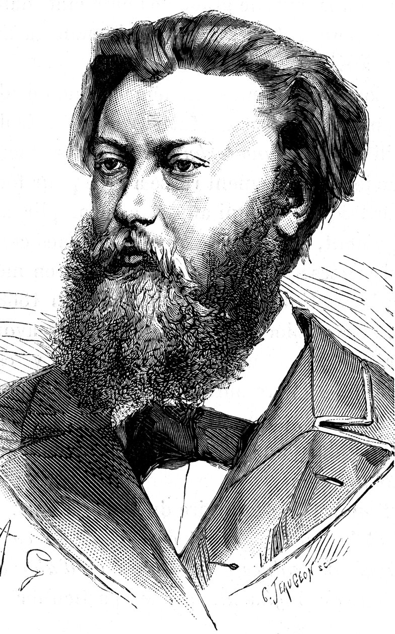Paul Jablochkoff, ruský telegrafní inženýr, 1883 od Unbekannt